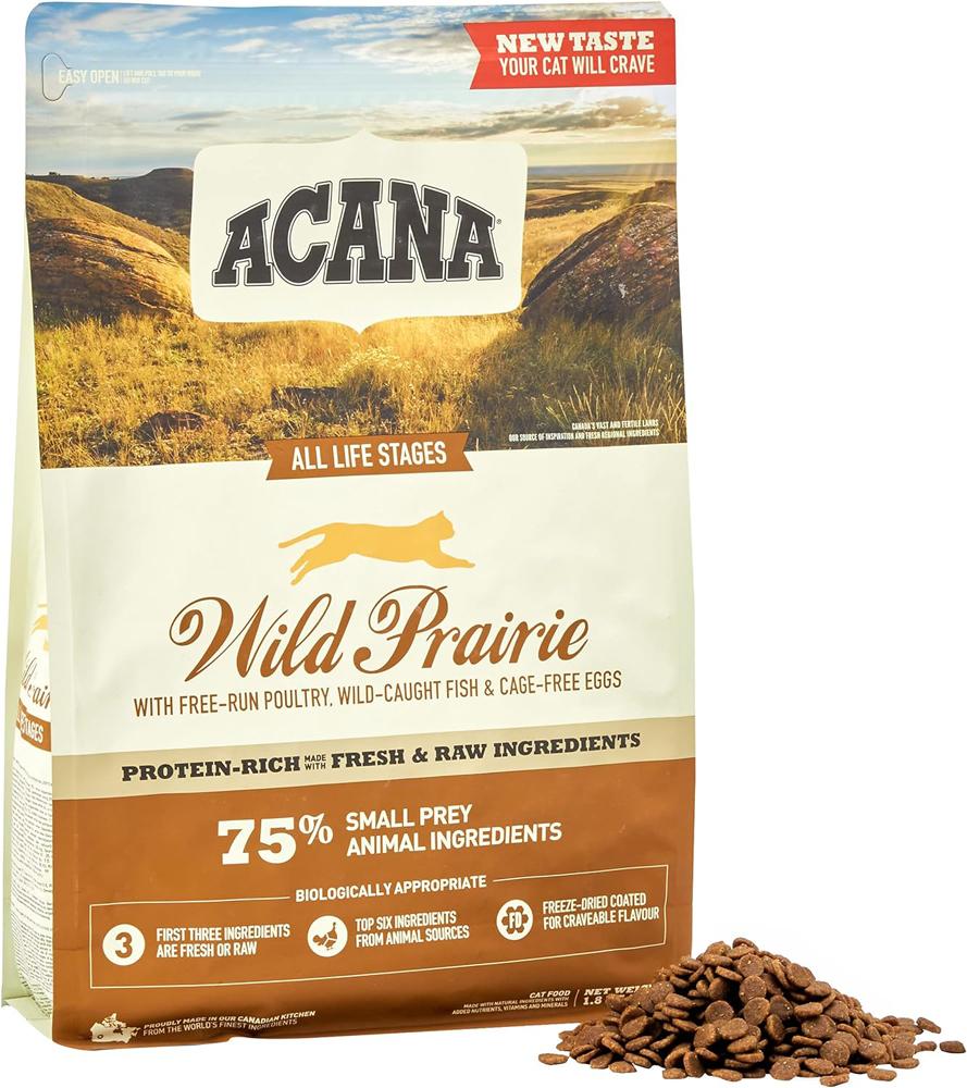 Acana Wild Prairie Cat КУРКА і ІНДИЧКА корм для котів на всіх стадіях життя 340 г (64034)